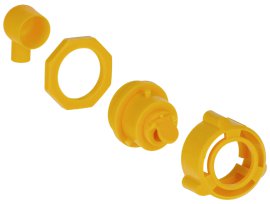 Hygeneventil ohne Montageschlüssel