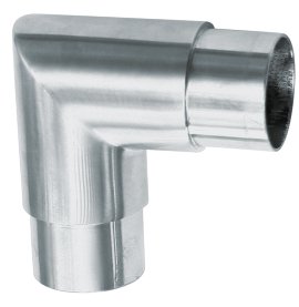 ALPERTEC 90°-Steckwinkel Edelstahl für Rohr Ø 42,2x2 mm