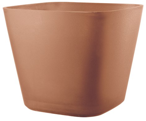 DEROMA Pflanztopf Quadro Original Terrakotta 28 cm