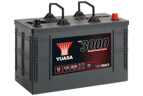 Yuasa Starterbatterie YBX3663 12V