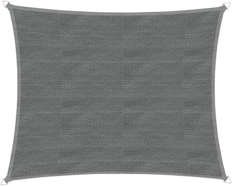 WINDHAGER Sonnensegel CAPRI rechteckig 3x4 m,  grau