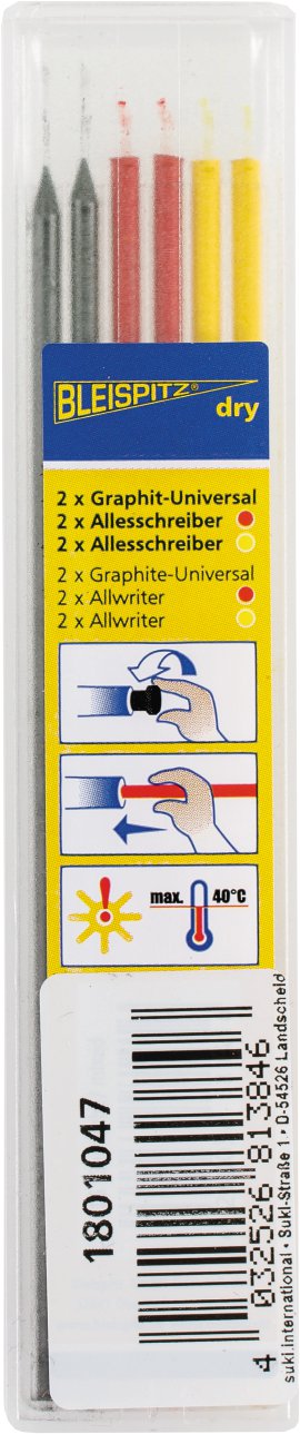 SUKI Ersatzmine Tieflochmarker Dry Farbig