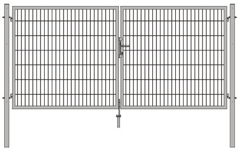 H+S Tor Uli Weiß 2,0x3,0 m