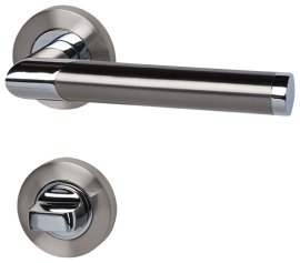 ALPERTEC Türbeschlag Lissabon-R Chrom Edelstahlfarbig satiniert WC