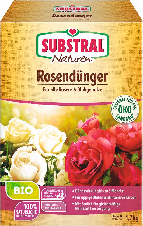 SUBSTRAL® Naturen® Bio Rosendünger 1,7 kg