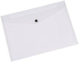 Q-Connect Aktentasche A4 quer Transparent