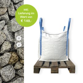 Min2C Bruchsteine anthrazit-weiß 50-100mm 500kg Big Bag