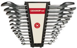 GEDORE Doppelmaulschlüsselsatz schwarz 12-tlg. 6-32 mm