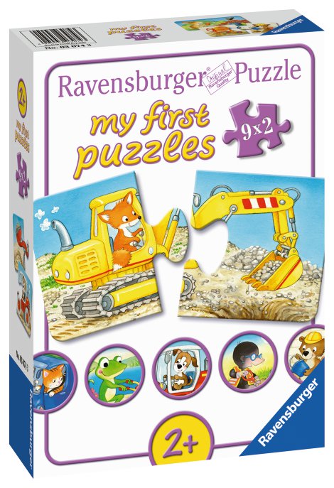 RAVENSBURGER Puzzle Tierische Baustelle