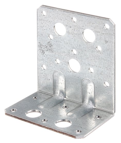 ALBERTS Schwerlastwinkel Verbinder verzinkt mit Sicke 90x80x50 mm