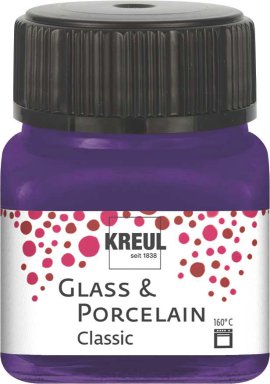 KREUL Malfarbe Glass & Porcelain Classic Violett 20 ml
