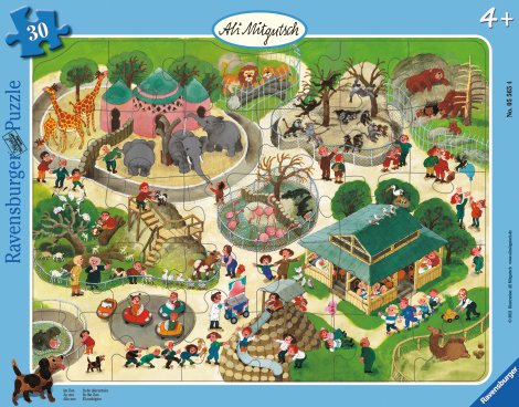 RAVENSBURGER Puzzle Ali Mitgutsch Im Zoo