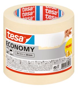 TESA Malerkrepp Economy 50 m x 30 mm, 3 Stk.