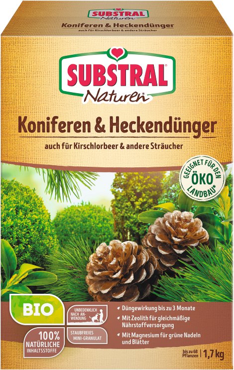 SUBSTRAL® Naturen® Bio Koniferen- & Heckendünger 1,7 kg