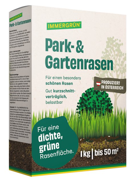 IMMERGRÜN Park- und Gartenrasen 1 kg