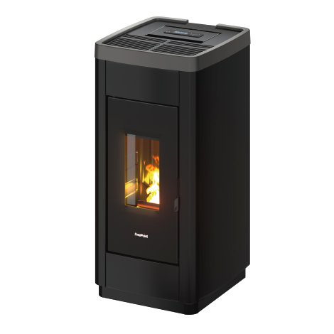FREEPOINT Pelletofen Life 9 (Topring: Titanium) 8,5 kW