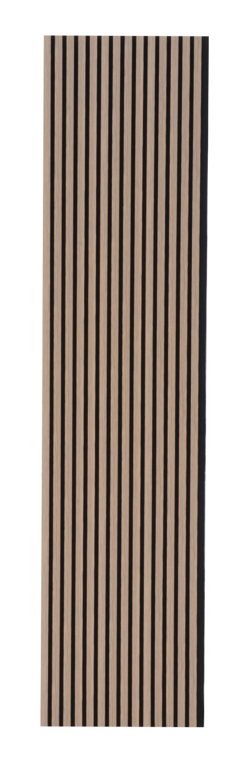 FN Neuhofer Akustikplatte MDF foliert Zebrano 572,5x19x2400 mm