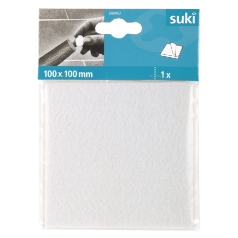 SUKI Filzzuschnitt Weiß 100x100 mm 1 Stk.