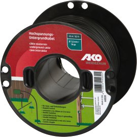AKO Hochspannungs-Untergrundkabel 1,6 mm, 25 m