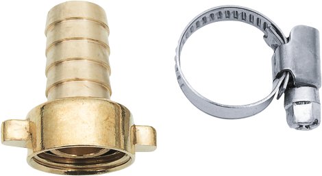 CORNAT Schlauchverschraubung Messing 1/2" IG Ø 14 mm