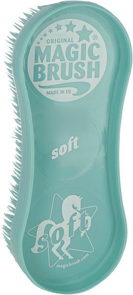 MagicBrush Soft Pflege- und Schmusebürste, türkis