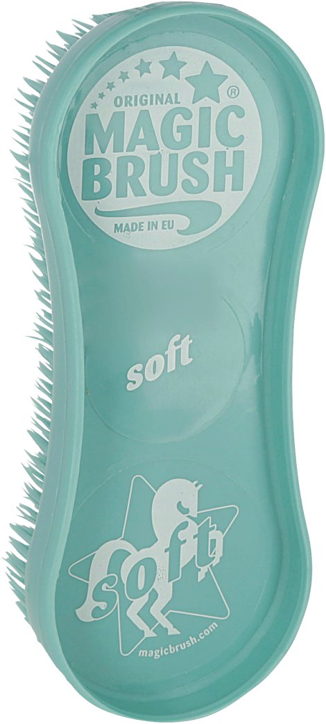 MagicBrush Soft Pflege- und Schmusebürste, türkis