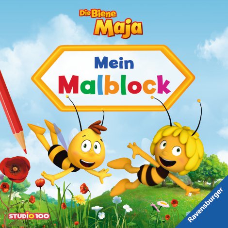 RAVENSBURGER Malblock Die Biene Maja