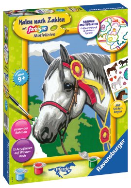 RAVENSBURGER Malen nach Zahlen Stolzes Turnierpferd