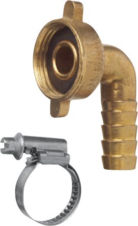 CORNAT Winkel-Schlauchverschraubung Messing 1/2"