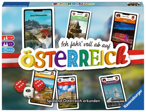 RAVENSBURGER Spiel Ich fahr voll ab auf Österreich