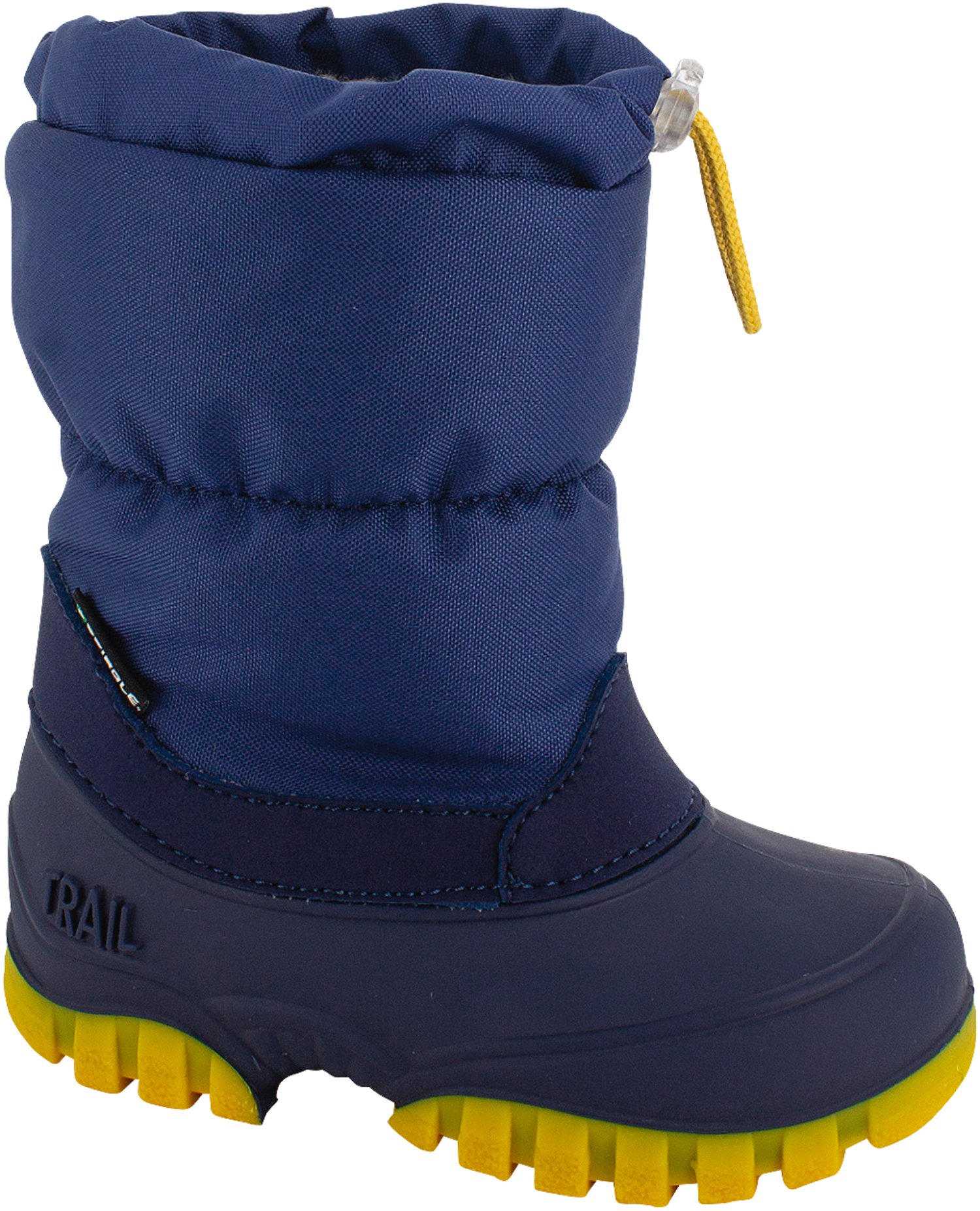 WERKSTOFF Kinder-Winterstiefel Malu, blau/gelb