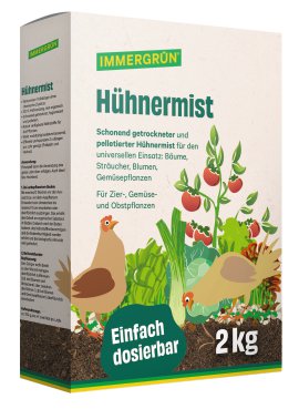 IMMERGRÜN Hühnermist 2 kg