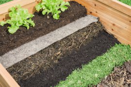 WINDHAGER Schafwoll-Hochbeetmatte Greenline