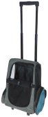 Trolley Vacation Grau/Blau 41x26x55/103 cm