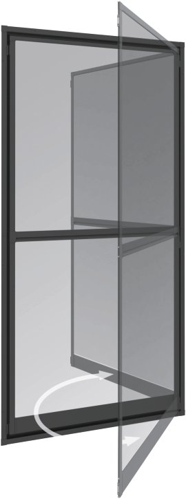 WINDHAGER Pendeltür - EXPERT 100x210 cm, anthrazit