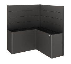 BIOHORT Sichtschutz für Belvedere L-F O A-GL, dunkelgrau-metallic