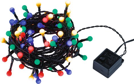 LED-Lichterkette Berry 80 LED Mulicolor 8 m