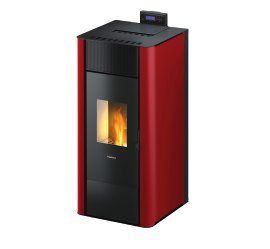 FREEPOINT Pelletofen Wasserführend Tesis 23 (Verkleidung: Bordeaux) 22,8 kW