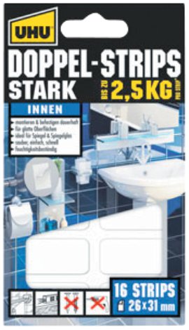UHU Doppelstrip Stark 16 Stk.