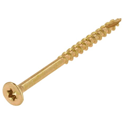 SUKI Universalschraube P passiviert T20 Teilgewinde Senkkopf + Bit 4,0x45 mm 500 Stk.