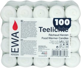 Teelicht geblockt 100er-Pack