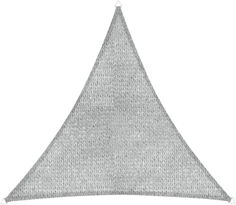 WINDHAGER Sonnensegel ELBA dreieck 3,6x3,6x3,6 m, grau