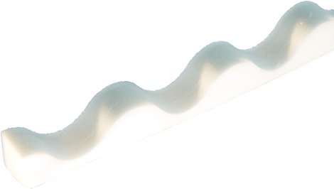 GUTTA Profildichtleiste Sinus Weiß 76/18