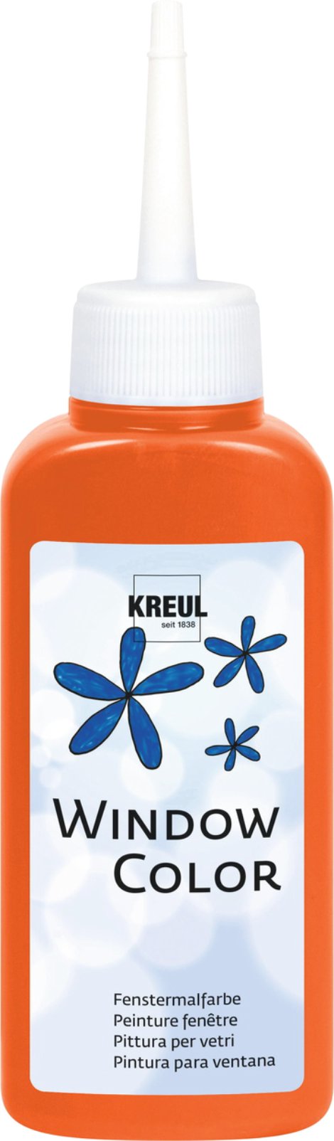 KREUL Fenstermalfarbe Orange 80 ml