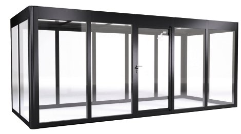 SUNELEMENTS Gewächshaus Sundgarden Infinity 5.2 Anthrazit Metallic 6 mm