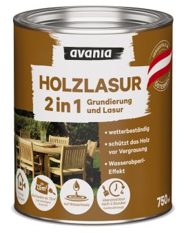 AVANIA Holzlasur 2in1 Natur