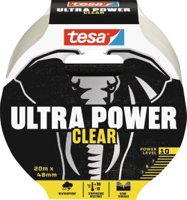 TESA Reparaturband Ultra Power Clear 20 m x 48 mm