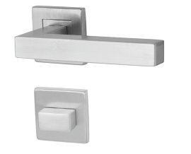 ALPERTEC Türbeschlag Solid 15-R Square Edelstahl satiniert WC