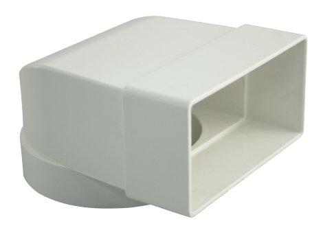 Umlenkstück Flachkanal Ø 110 rund Ø 110