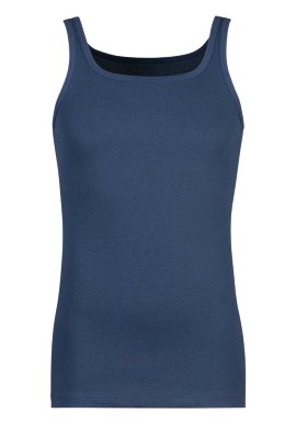 Herren Leibchen ohne Arm Blau